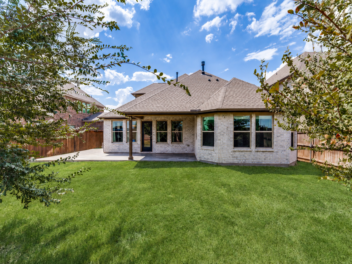 Backyard view of 1520 Eleanor Drive